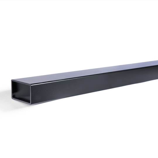Black Aluminum Top Handrail 4'  ( 1.5” x 2.5”)